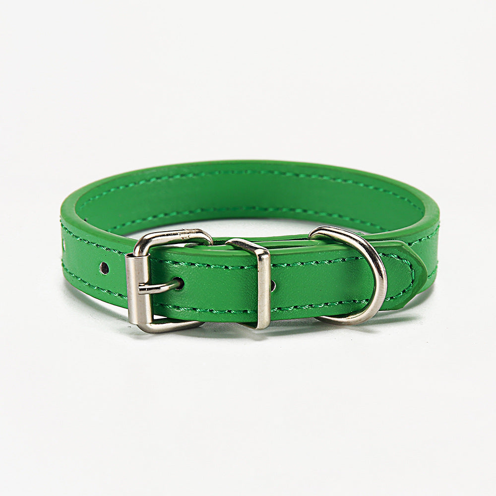 Stylish & Durable: The Perfect Leather Collar for Your Pup!