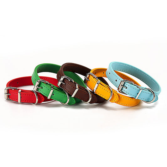 Stylish & Durable: The Perfect Leather Collar for Your Pup!