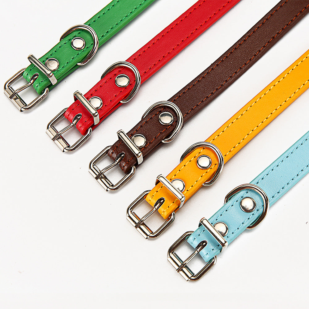 Stylish & Durable: The Perfect Leather Collar for Your Pup!