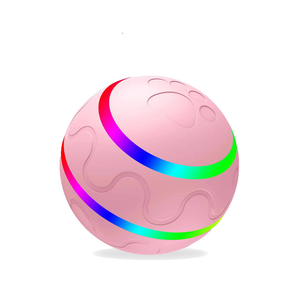 Exciting USB-Powered Self-Rotating Pet Toy - The Wicked Ball for Endless Fun! - Silver Streak Goods