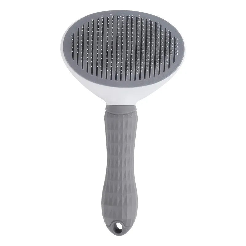 Self-Cleaning Pet Grooming Brush: Tangle-Free Care for Dogs & Cats! - Silver Streak Goods