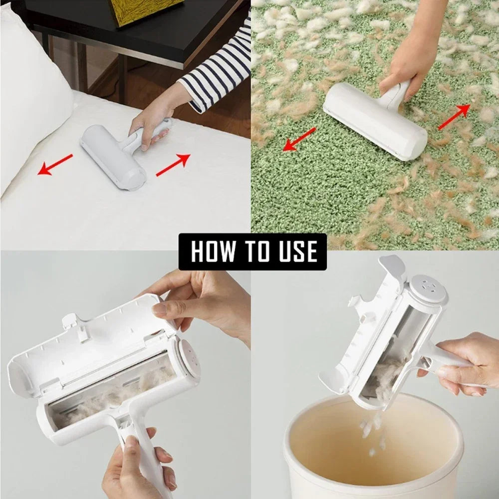 Pet Hair Remover Roller – Self-Cleaning Fur Buster for Dog Lovers! 🐶