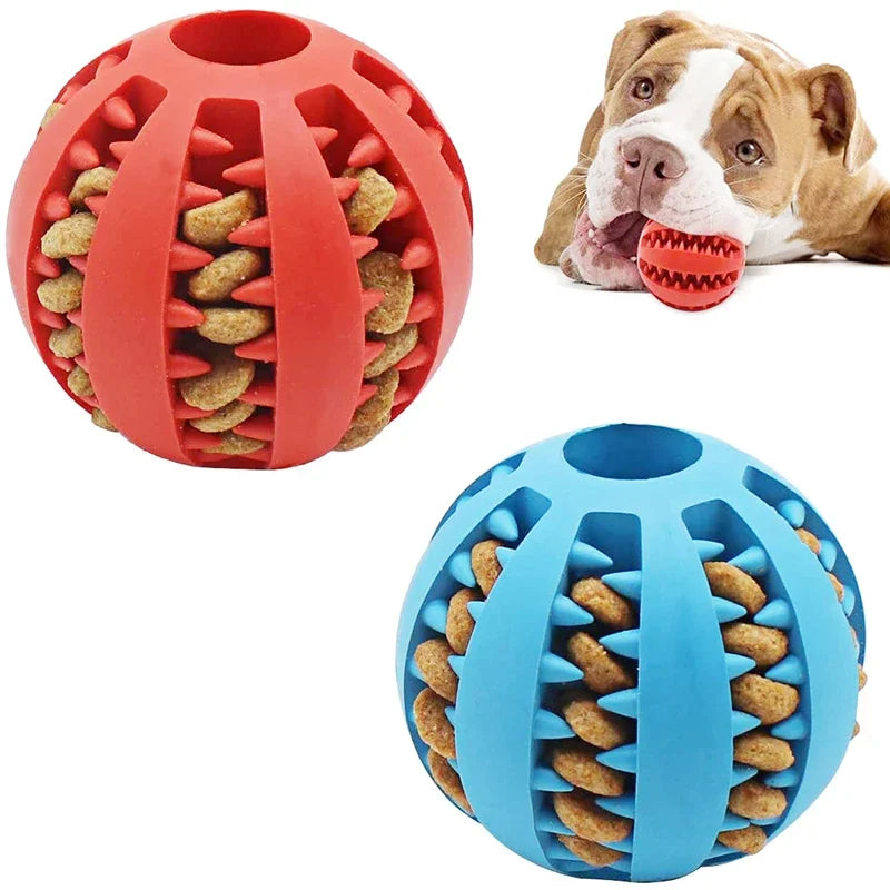 Bounce & Chew: Interactive Dog Ball Toy for Small Pups - Silver Streak Goods