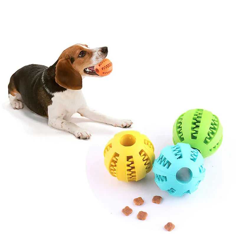 Bounce & Chew: Interactive Dog Ball Toy for Small Pups - Silver Streak Goods