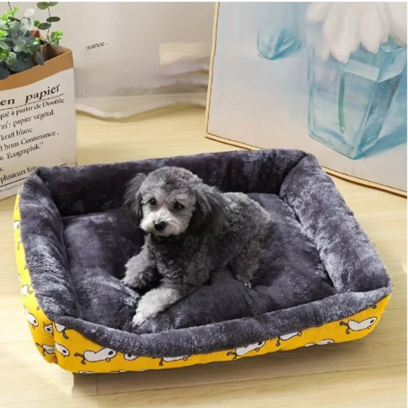 Cozy Paws Dog Nest 🐶: The Ultimate Plush & Warm Bed for Your Furry Best Friend 🐕 – Perfect for All Sizes!