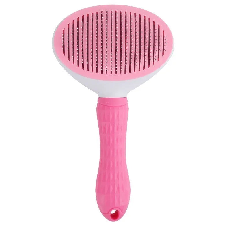 Self-Cleaning Pet Grooming Brush: Tangle-Free Care for Dogs & Cats! - Silver Streak Goods