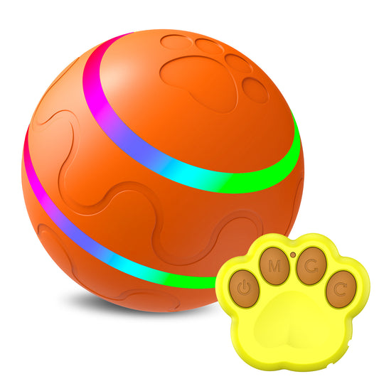 Exciting USB-Powered Self-Rotating Pet Toy - The Wicked Ball for Endless Fun! - Silver Streak Goods